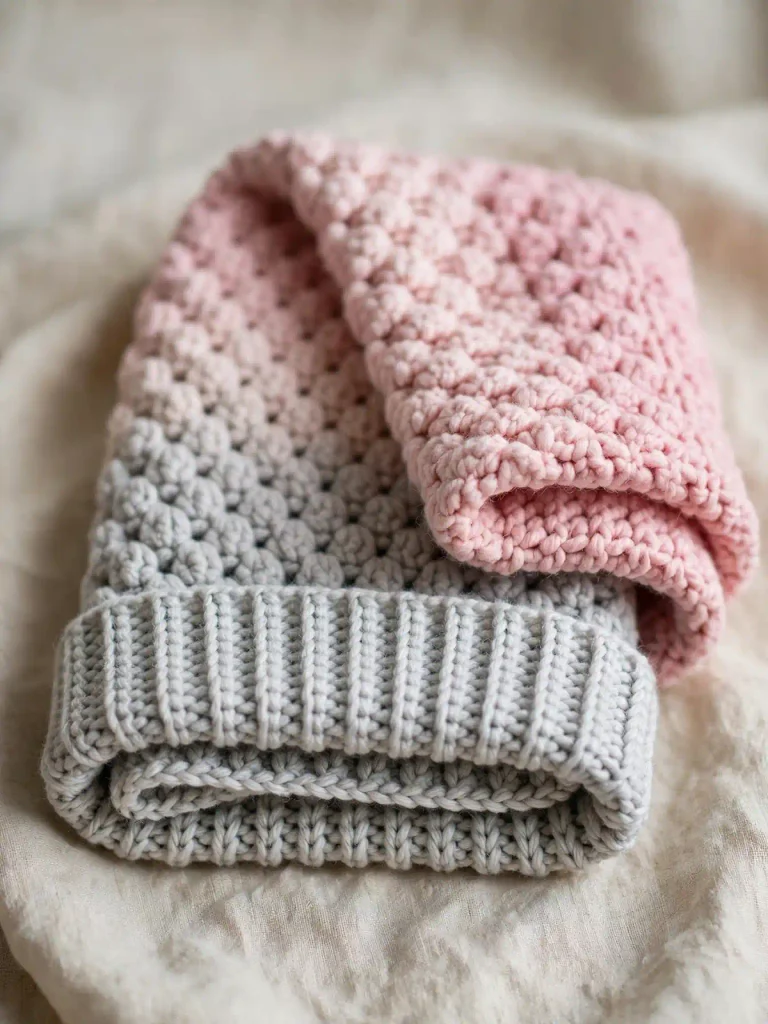 How to Crochet the Ombre Lemon Peel Stitch Hat