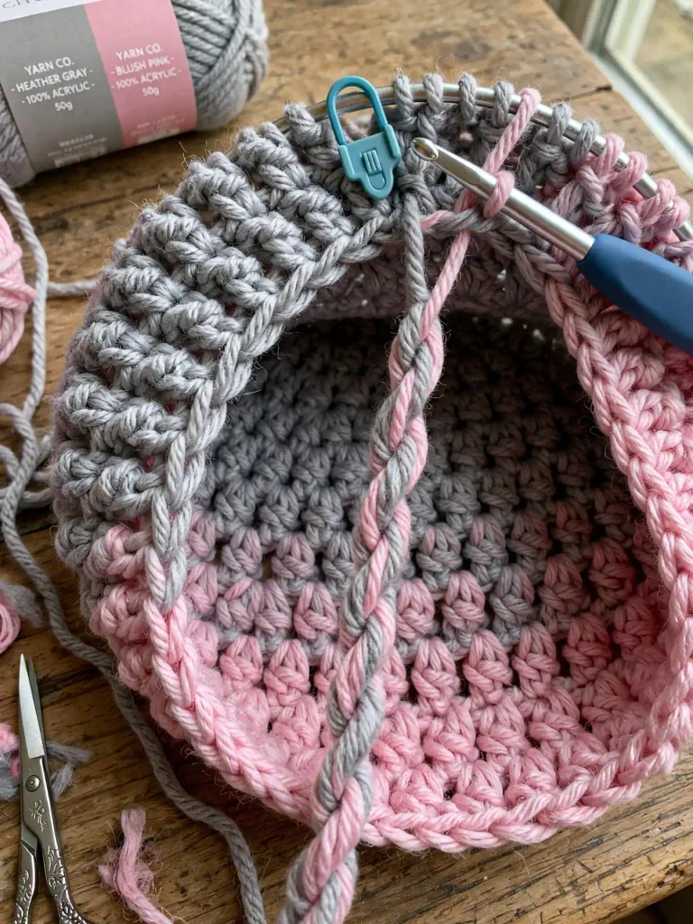 How to Crochet the Ombre Lemon Peel Stitch Hat